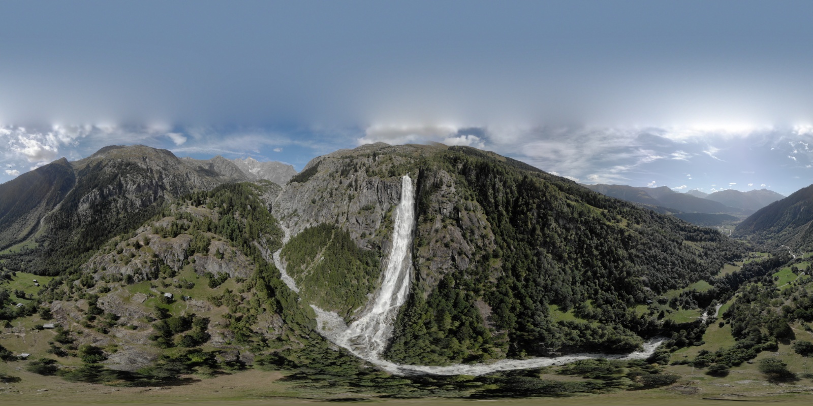 360° Panorama Schweiz im Goms (Furka/Fiesch/Binn/Nuvenen)